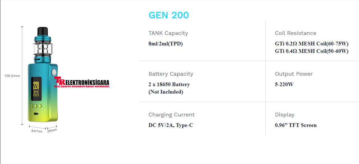 Vaporesso Gen 200W Kit Product Review