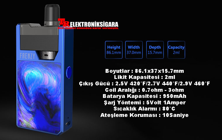 Geekvape Frenzy Pod Mod Electronic Cigarette Review
