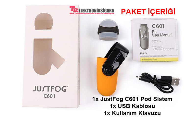 Justfog C601 Pod Elektronik Sigara inceleme