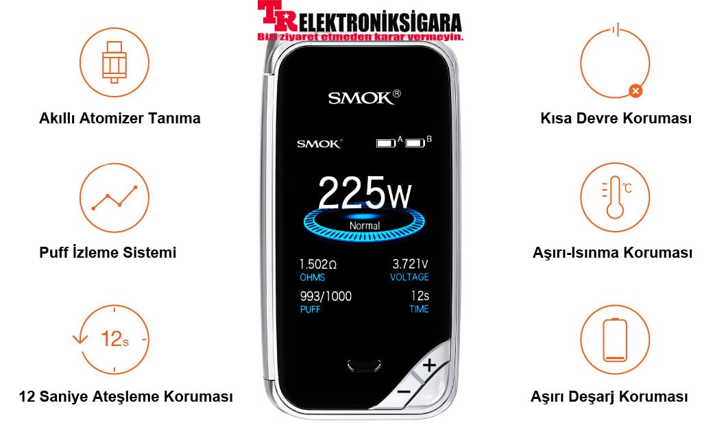 Smok X-Priv 225W Kit TFV12 Prince Tank Product Review