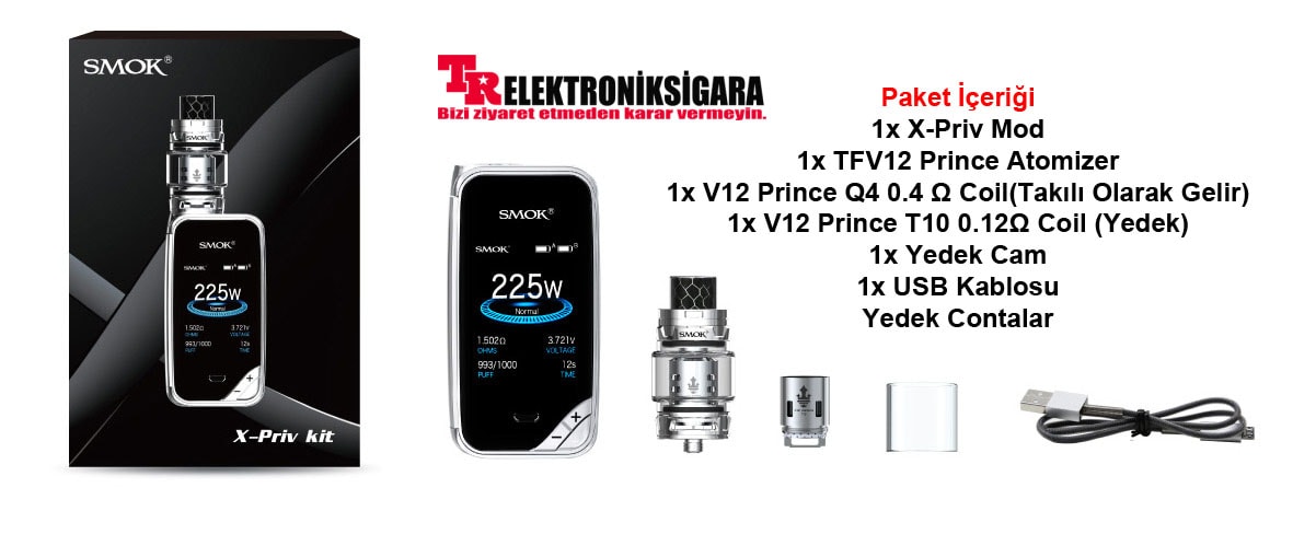 Smok X-Priv 225W Kit TFV12 Prince Tank Product Review