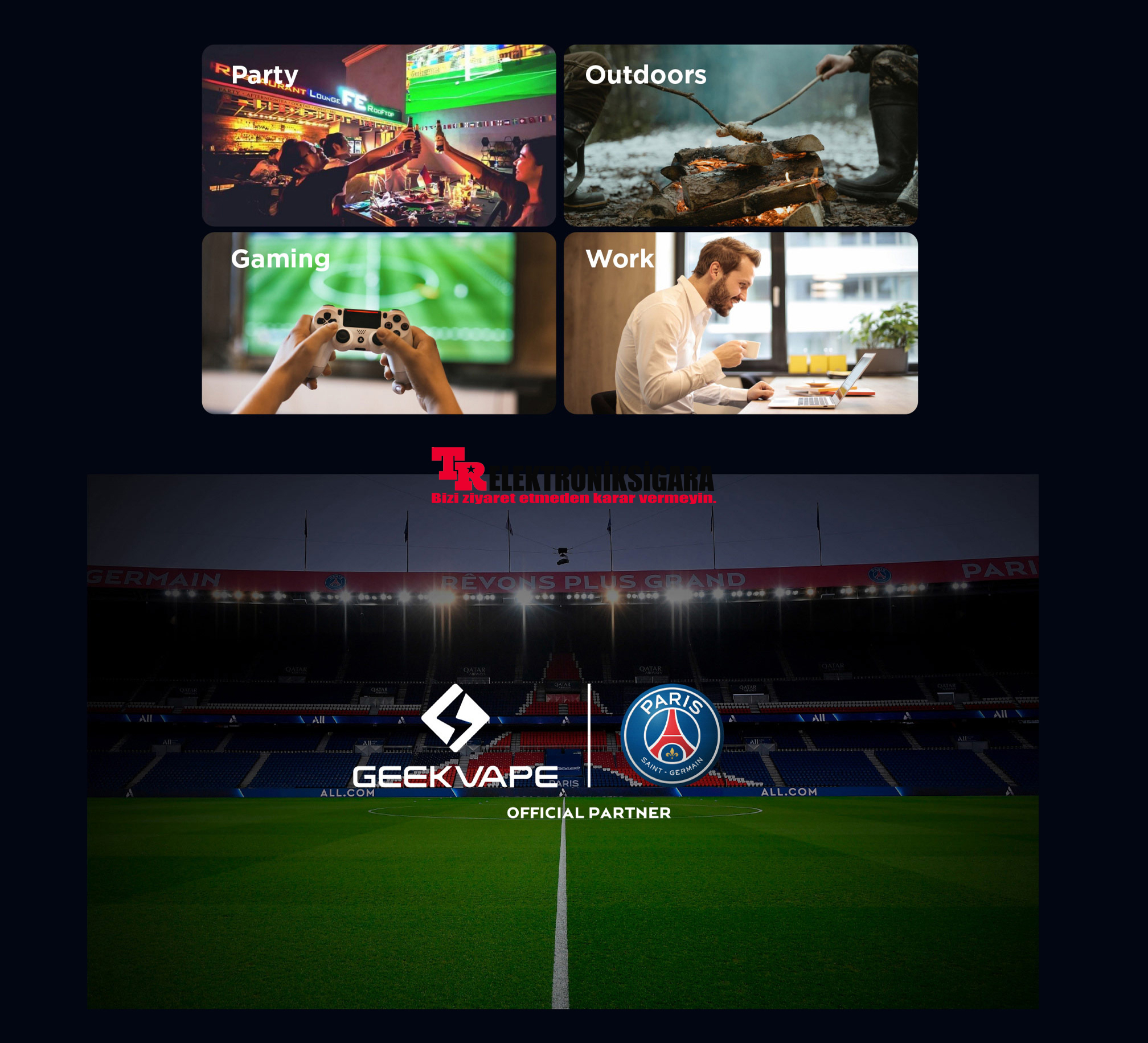 Geekvape & Paris Saint-Germain Announce Official Partnership