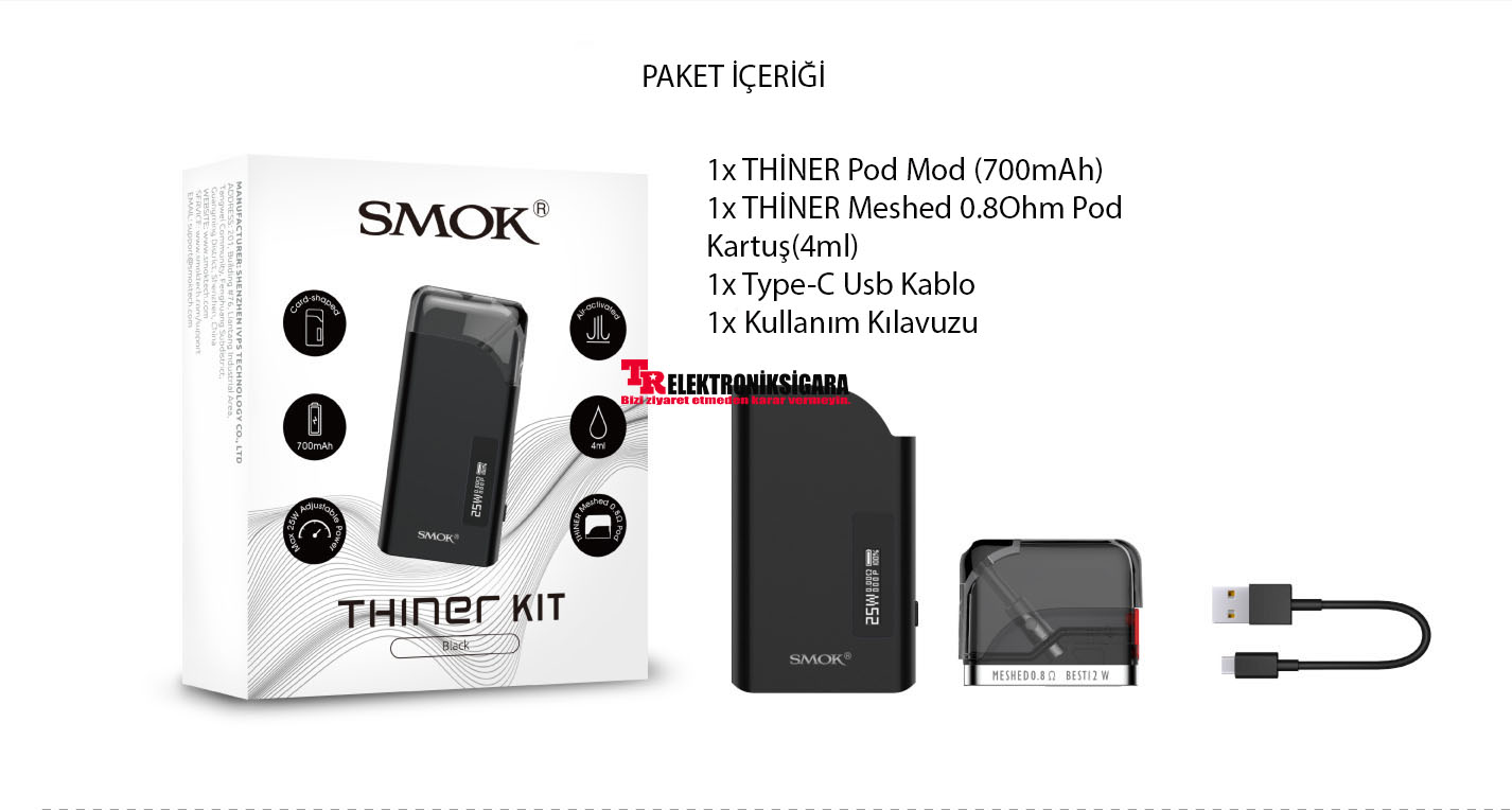 Smok Thiner Pod Kit 25W Electronic Cigarette Review