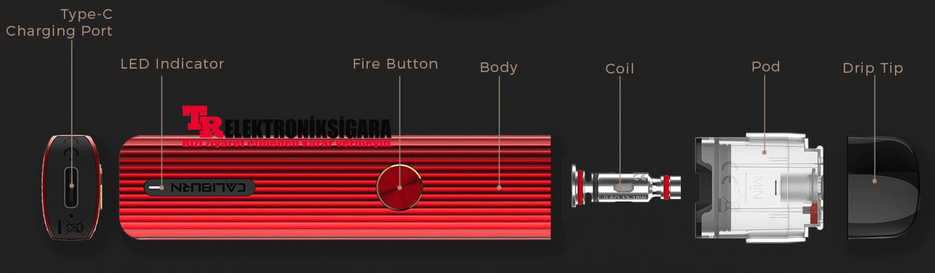 Uwell Caliburn G Pod Mod Vape Device Review