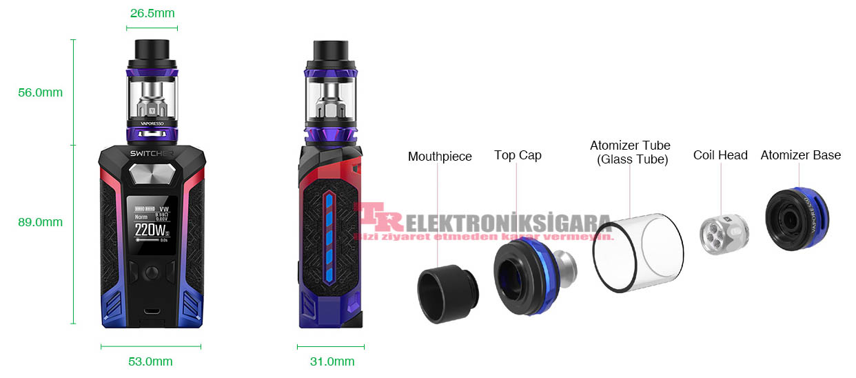 Vaporesso Switcher Product Review, Installation and Usage