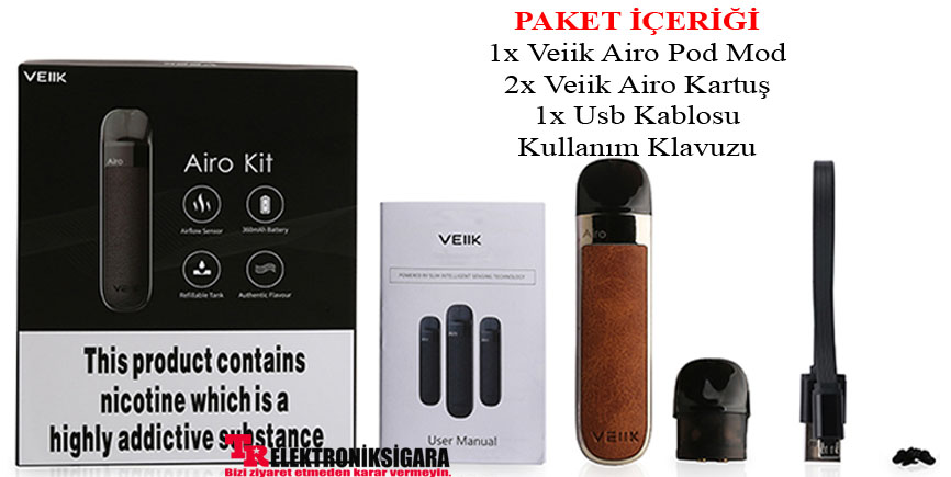 VEIIK Airo Pod Mod Electronic Cigarette 500mAh Review