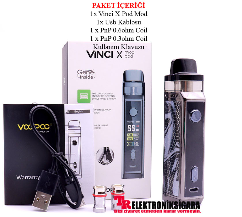 Voopoo VINCI X 75W Pod Mod Electronic Cigarette 5.5ml Review